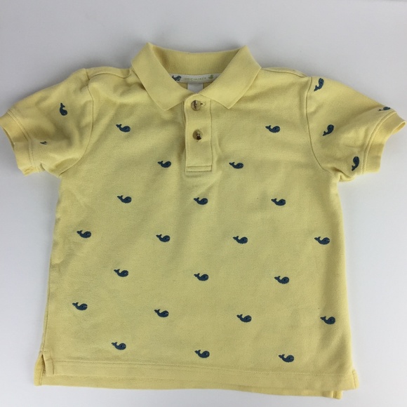 Janie and Jack Other - Janie and Jack Embroidered Whale Polo Shirt sz 4T